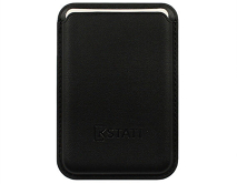 Держатель для карт Kstati магнитный, черный, в комплекте металическое кольцо 