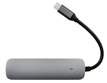 Type-C HUB Kstati BX5H 5 в 1 (Type-C - HDMI+USB3.0+USB2.0+SD+TF) серый 
