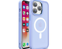 Чехол iPhone 12/12 Pro Matte Case MagSafe (лиловый)