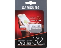 Карта памяти MicroSD Samsung Evo Plus 32GB cl10 U1 + SD, 20/95 MB/s (гарантия продавца)