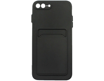 Чехол iPhone 7/8 Plus TPU CardHolder (черный)