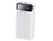 Внешний аккумулятор Power Bank 30000 mAh Remax RPP-103 белый