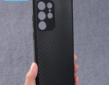 Чехол Samsung S22 Ultra Carbon (черный)