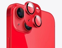 Защитная накладка на камеру iPhone 11/12 mini 3D красная