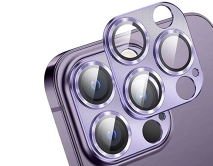 Защитная накладка на камеру iPhone 12 3D сиреневая