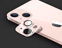 Защитная накладка на камеру iPhone 13/13 mini 3D розовая