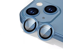 Защитная накладка на камеру iPhone 14/14 Plus голубая (комплект 2шт)