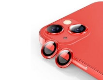 Защитная накладка на камеру iPhone 14/14 Plus красная (комплект 2шт)