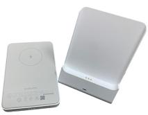 Внешний аккумулятор Power Bank 5000 mAh Xiaomi magnetic absorption wireless power bank с беспроводной магнитной зарядкой, белый P05ZM 
