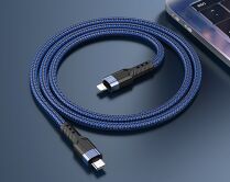 Кабель Hoco U110 Type-C - Lightning PD синий, 1,2м
