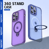 Чехол iPhone 13 Pro Max NY Stand MagSafe (синий)