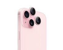 Защитная накладка ANANK на камеру iPhone 14/14 Plus розовая (комплект 2шт)